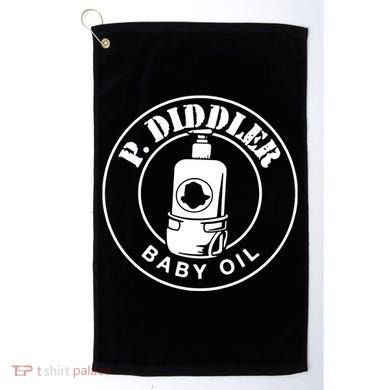 P Diddler Baby Oil Golf Towel