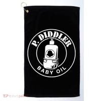 P Diddler Baby Oil Golf Towel thumb 0