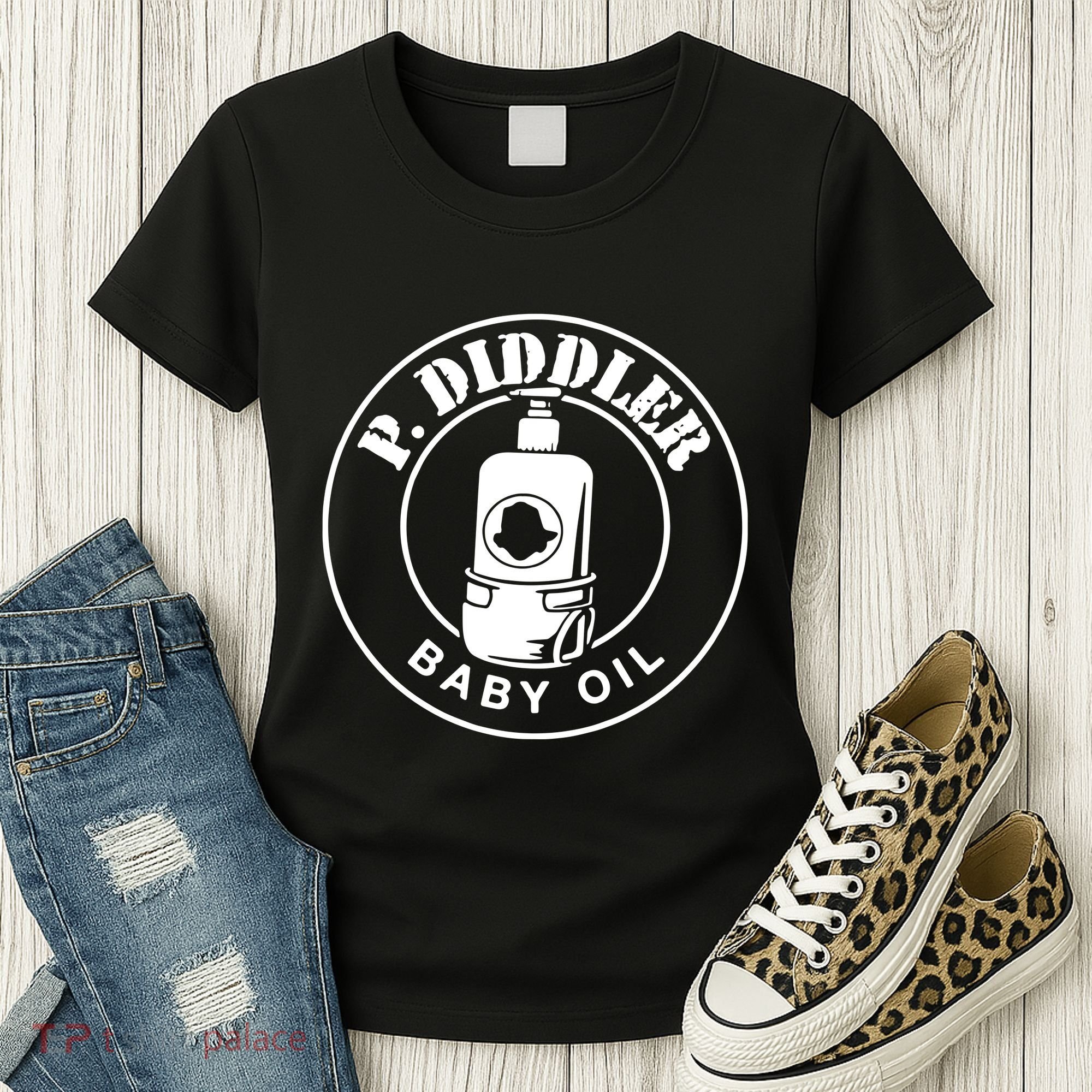 P Diddler Baby Oil Women's T-Shirt