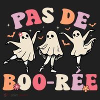 Pas De Boo RéE Ghost Ballet Dancer Halloween Dance Teacher Women's Sweatshirt thumb 2