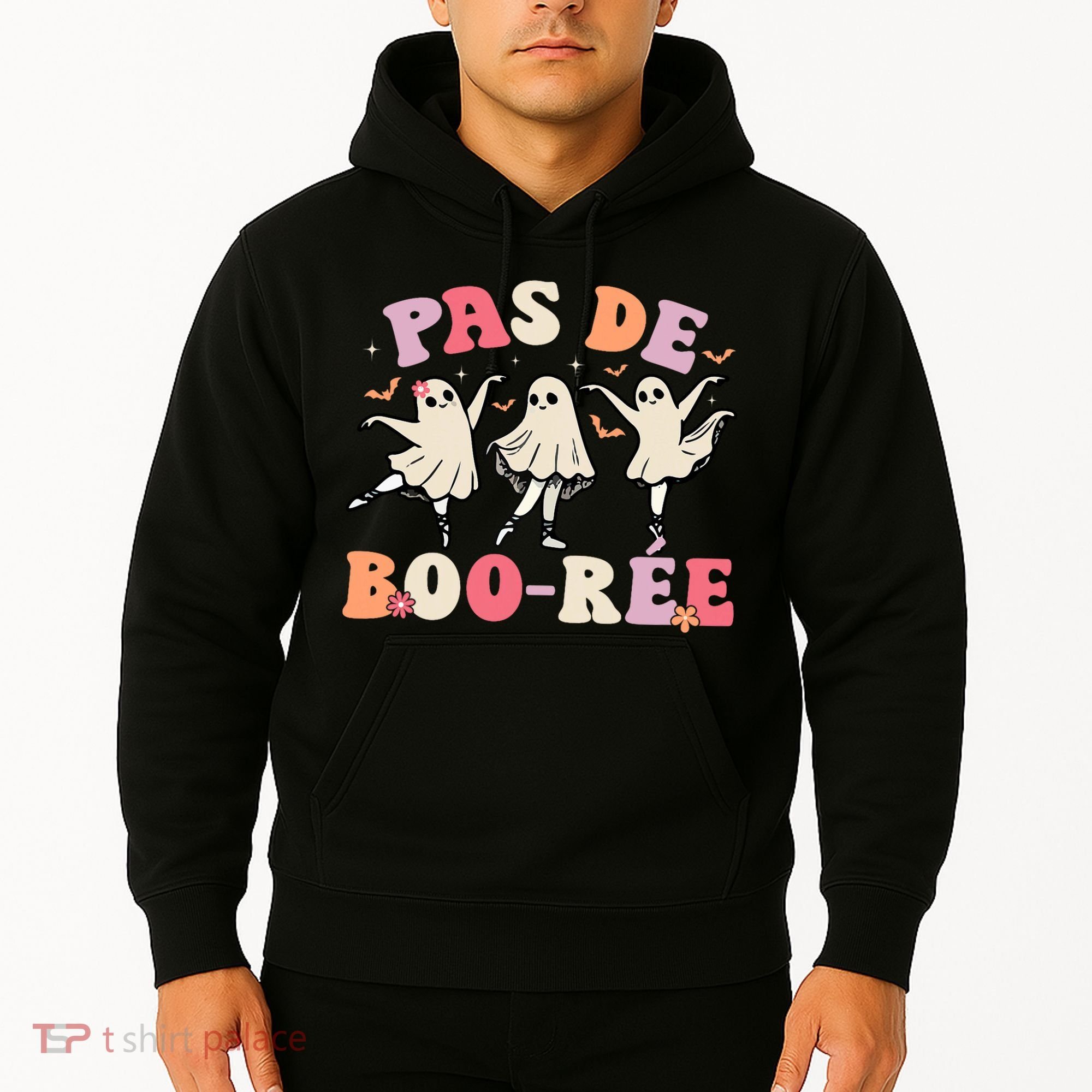 Pas De Boo RéE Ghost Ballet Dancer Halloween Dance Teacher Hoodie