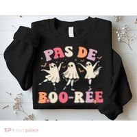 Pas De Boo RéE Ghost Ballet Dancer Halloween Dance Teacher Sweatshirt thumb 2