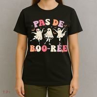 Pas De Boo RéE Ghost Ballet Dancer Halloween Dance Teacher T-Shirt thumb 4