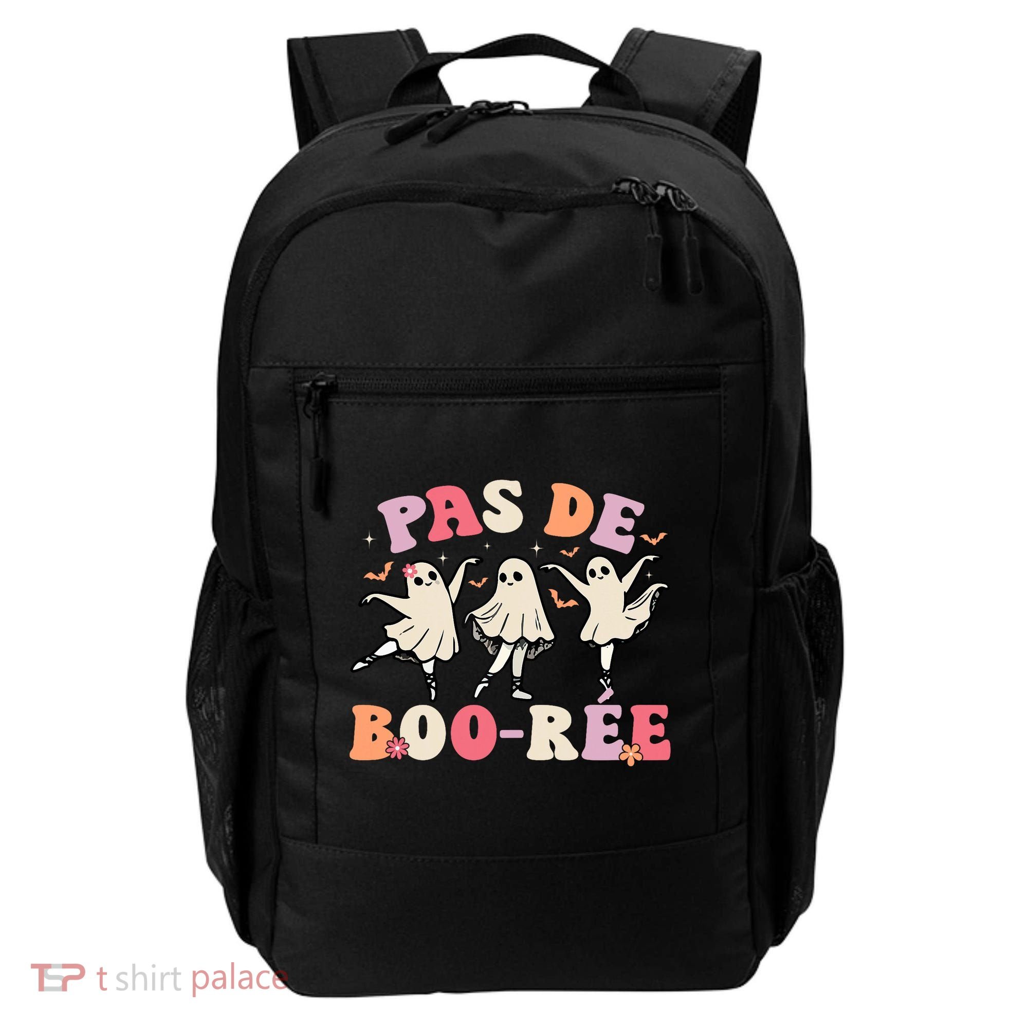 Pas De Boo RéE Ghost Ballet Dancer Halloween Dance Teacher Backpack