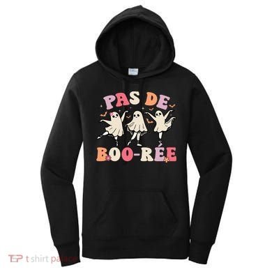 Pas De Boo RéE Ghost Ballet Dancer Halloween Dance Teacher Women's Hoodie