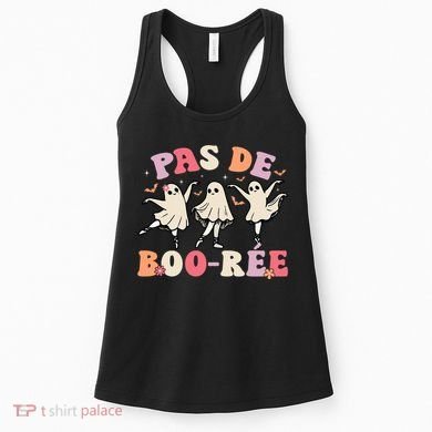 Pas De Boo RéE Ghost Ballet Dancer Halloween Dance Teacher Women's Tank Top