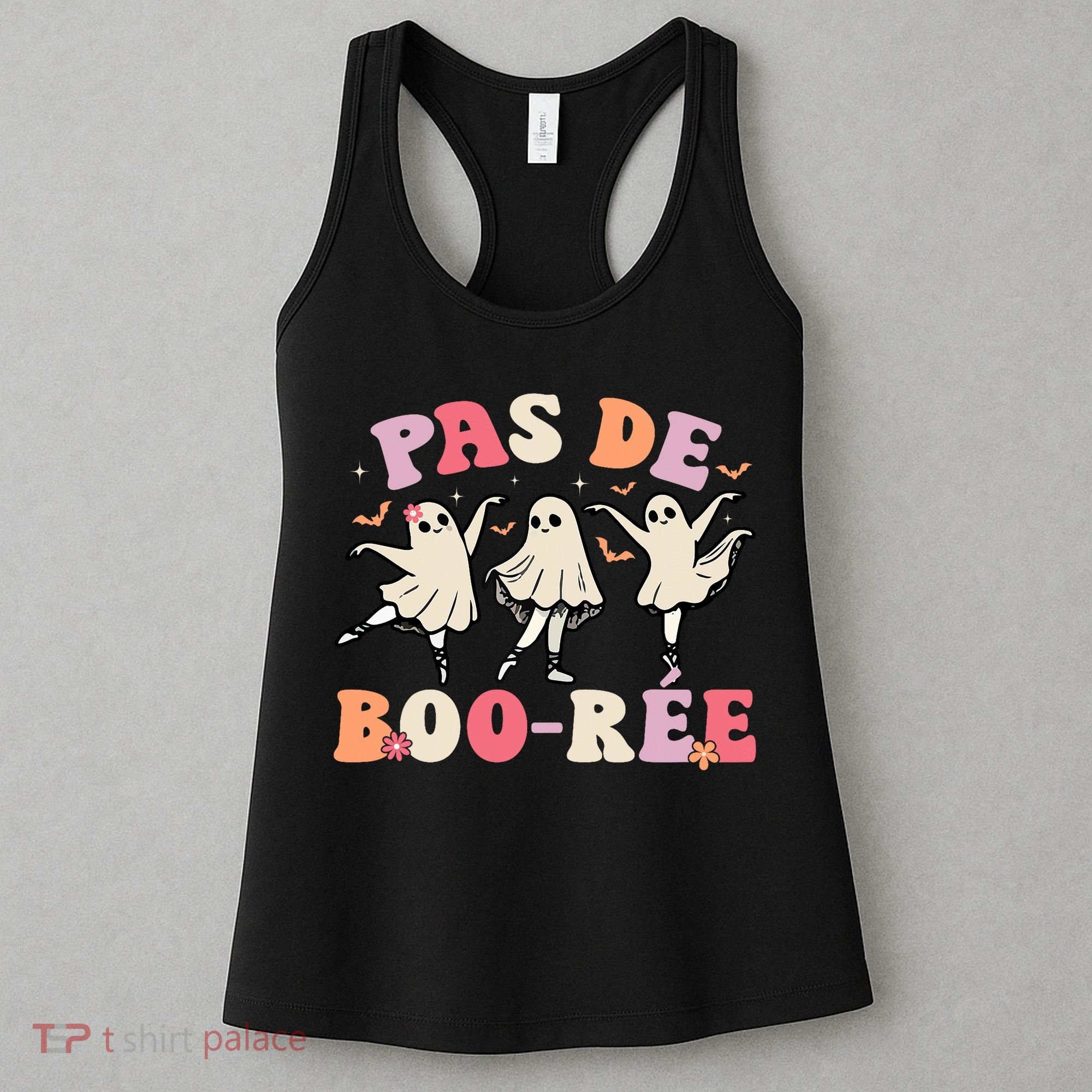 Pas De Boo RéE Ghost Ballet Dancer Halloween Dance Teacher Women's Tank Top