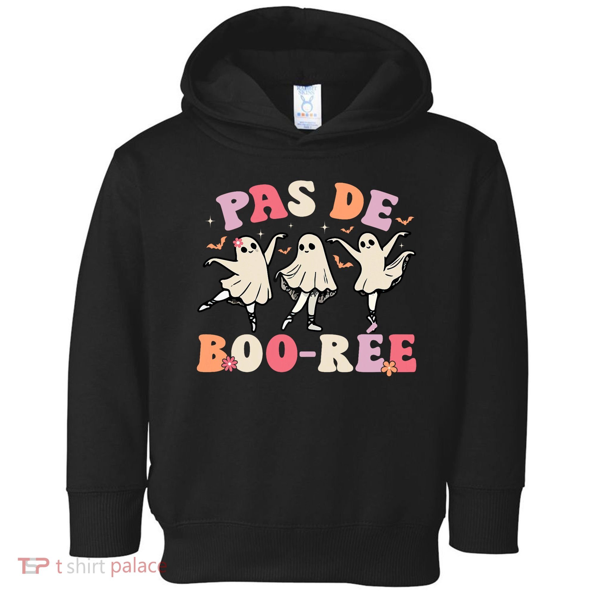 Pas De Boo RéE Ghost Ballet Dancer Halloween Dance Teacher Toddler Hoodie
