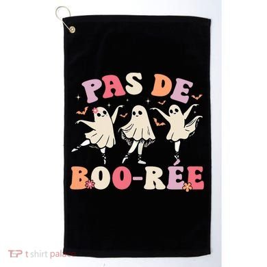 Pas De Boo RéE Ghost Ballet Dancer Halloween Dance Teacher Golf Towel