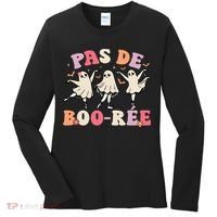 Pas De Boo RéE Ghost Ballet Dancer Halloween Dance Teacher Women's Long Sleeve Shirt thumb 0