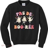 Pas De Boo RéE Ghost Ballet Dancer Halloween Dance Teacher Kids Sweatshirt thumb 0