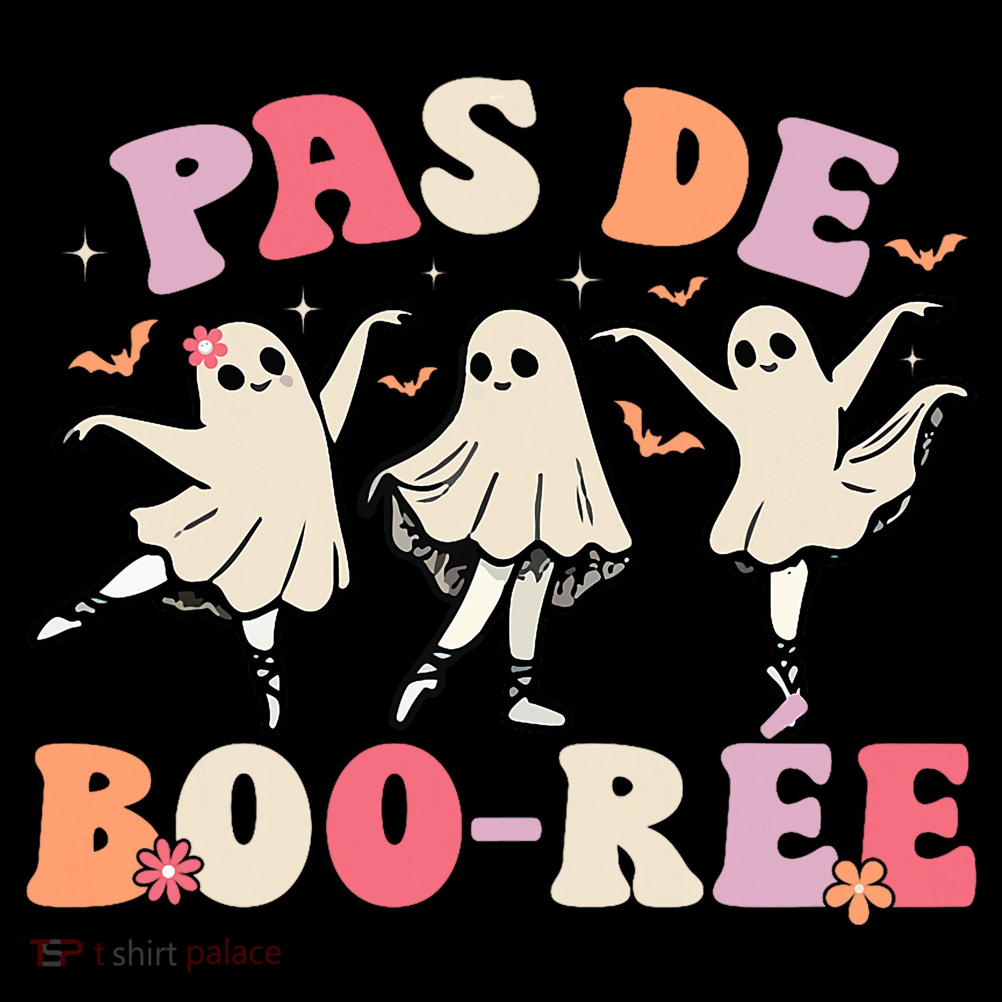 Pas De Boo RéE Ghost Ballet Dancer Halloween Dance Teacher Kids Sweatshirt