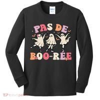 Pas De Boo RéE Ghost Ballet Dancer Halloween Dance Teacher Kids Long Sleeve Shirt thumb 0