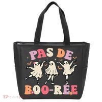 Pas De Boo RéE Ghost Ballet Dancer Halloween Dance Teacher Tote Bag thumb 0