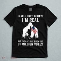 People Dont Believe Im Real But They Believe Biden Bigfoot T-Shirt thumb 5