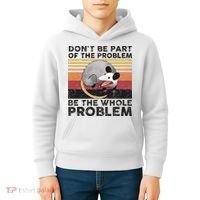 Possum Don't Be Part Of The Problem Be The Whole Problem Kids Hoodie thumb 4