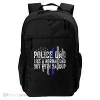 Police Dad Blue Line Flag Backpack thumb 0