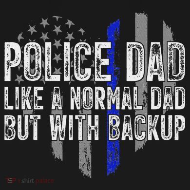 Police Dad Blue Line Flag Bucket Hat