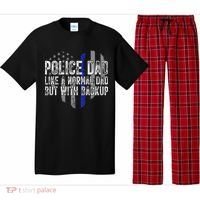 Police Dad Blue Line Flag Pajama Set thumb 0