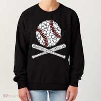 Polka Dot Baseball Player Dot Day Funny Baseball Gift Women's Sweatshirt thumb 0