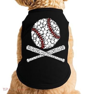 Polka Dot Baseball Player Dot Day Funny Baseball Gift Doggie Tank