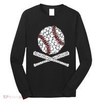 Polka Dot Baseball Player Dot Day Funny Baseball Gift Long Sleeve Shirt thumb 0