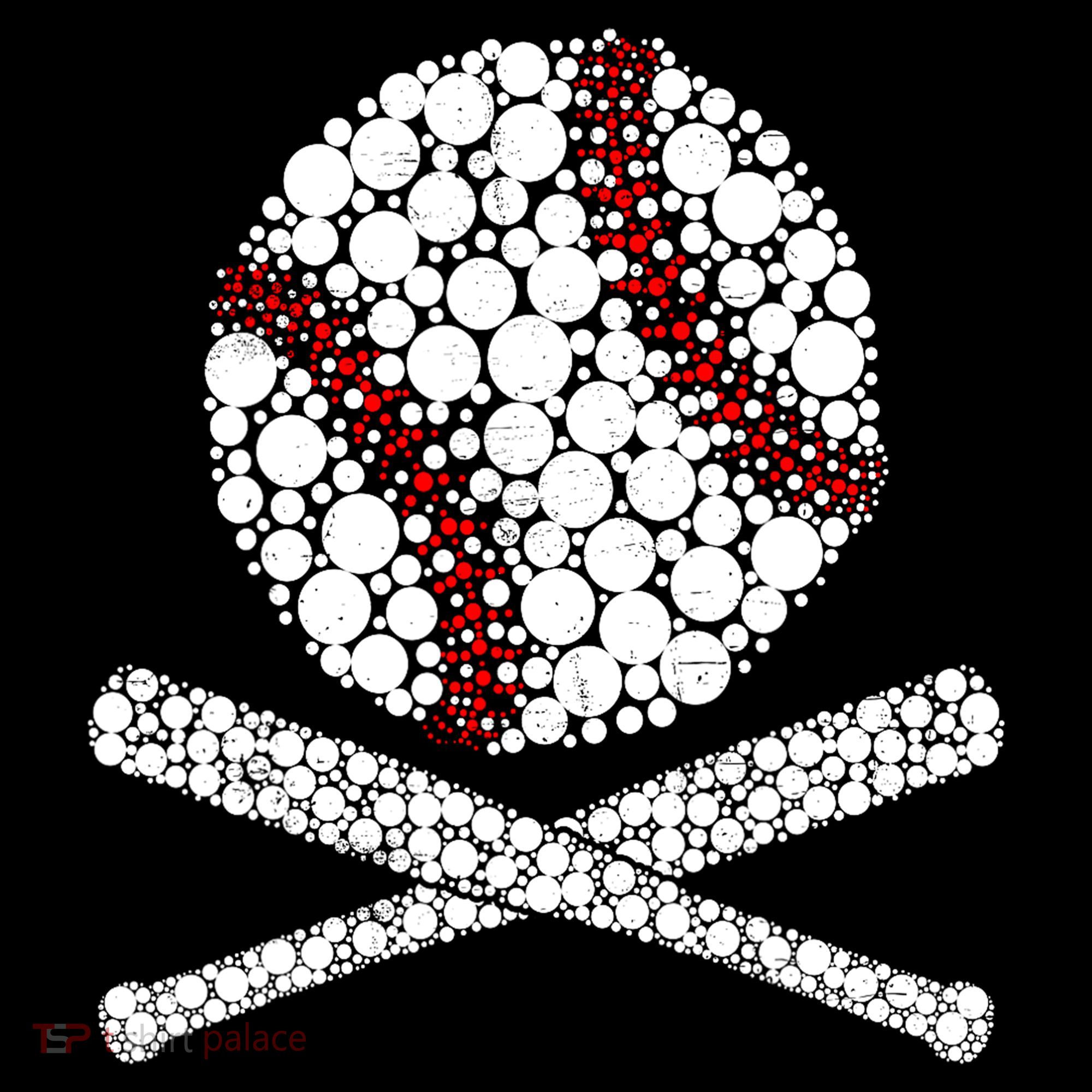 Polka Dot Baseball Player Dot Day Funny Baseball Gift Apron