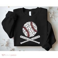 Polka Dot Baseball Player Dot Day Funny Baseball Gift Sweatshirt thumb 2