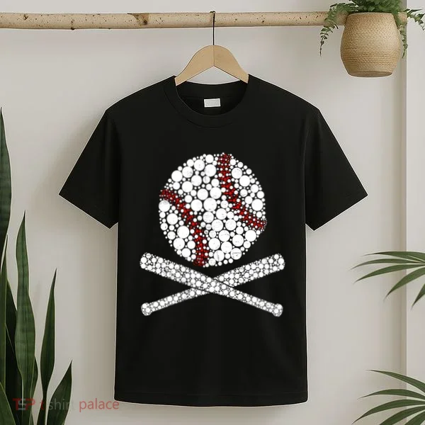 Polka Dot Baseball Player Dot Day Funny Baseball Gift T-Shirt