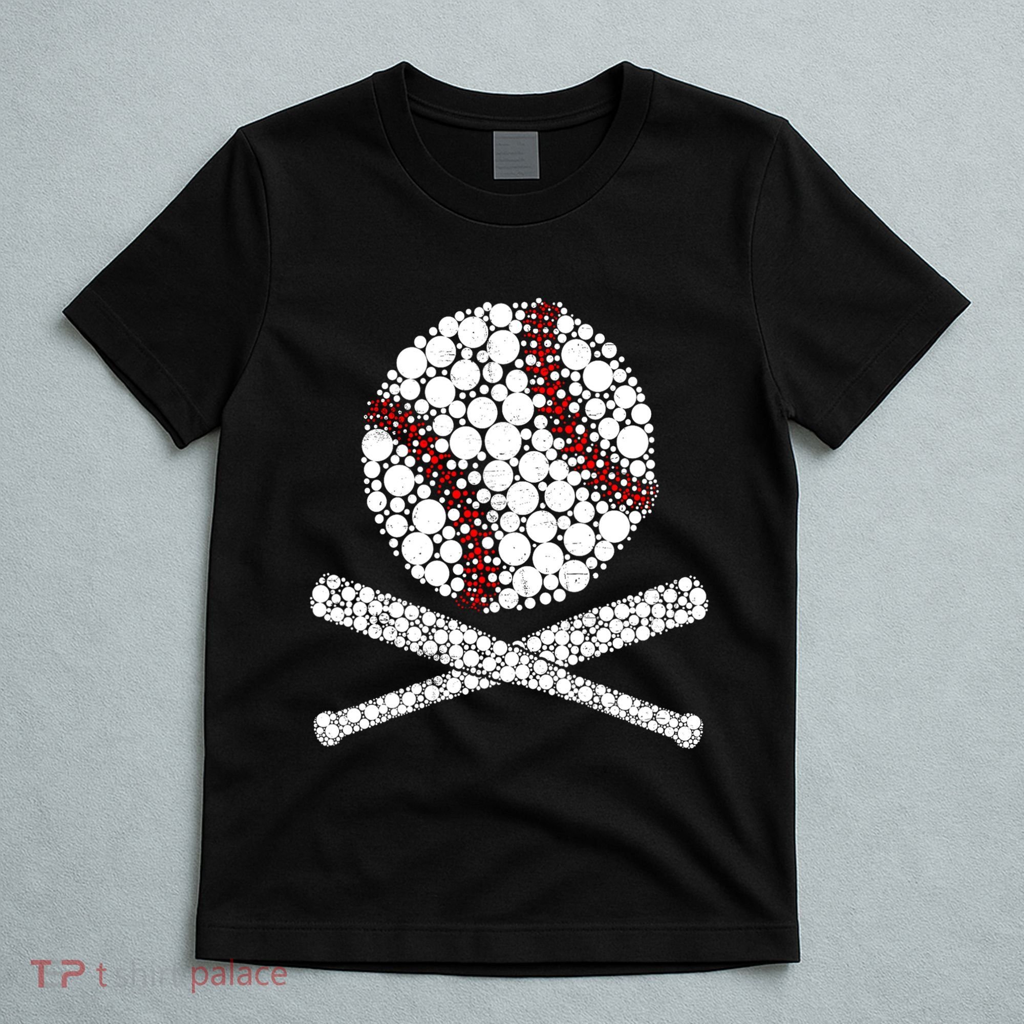 Polka Dot Baseball Player Dot Day Funny Baseball Gift T-Shirt