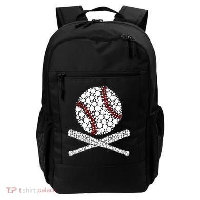 Polka Dot Baseball Player Dot Day Funny Baseball Gift Backpack