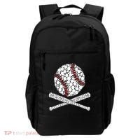 Polka Dot Baseball Player Dot Day Funny Baseball Gift Backpack thumb 0