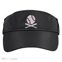Polka Dot Baseball Player Dot Day Funny Baseball Gift Adult Drive Performance Visor thumb 0