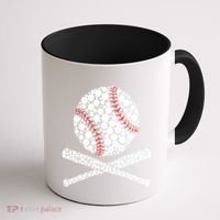 Polka Dot Baseball Player Dot Day Funny Baseball Gift Coffee Mug thumb 1