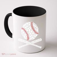 Polka Dot Baseball Player Dot Day Funny Baseball Gift Coffee Mug thumb 0
