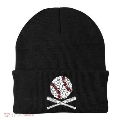 Polka Dot Baseball Player Dot Day Funny Baseball Gift Beanie