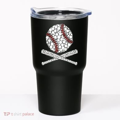 Polka Dot Baseball Player Dot Day Funny Baseball Gift Tumbler