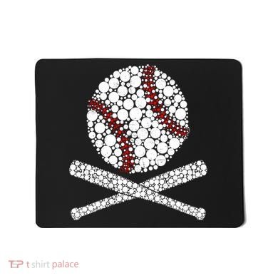 Polka Dot Baseball Player Dot Day Funny Baseball Gift Mousepad