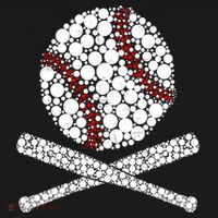 Polka Dot Baseball Player Dot Day Funny Baseball Gift Sustainable Knit Beanie thumb 2