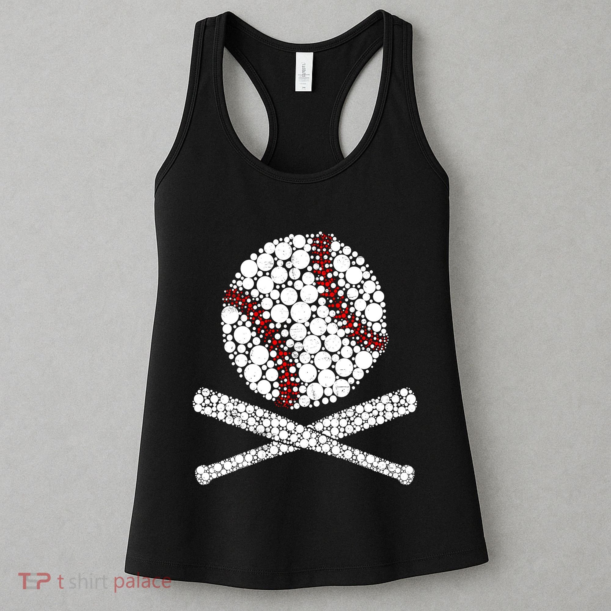 Polka Dot Baseball Player Dot Day Funny Baseball Gift Women's Tank Top
