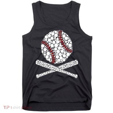 Polka Dot Baseball Player Dot Day Funny Baseball Gift Tank Top