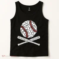 Polka Dot Baseball Player Dot Day Funny Baseball Gift Tank Top thumb 2