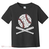 Polka Dot Baseball Player Dot Day Funny Baseball Gift Toddler T-Shirt thumb 0