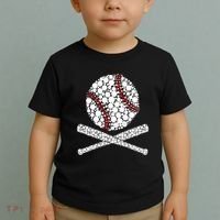 Polka Dot Baseball Player Dot Day Funny Baseball Gift Toddler T-Shirt thumb 2