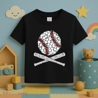 Polka Dot Baseball Player Dot Day Funny Baseball Gift Toddler T-Shirt thumb 3