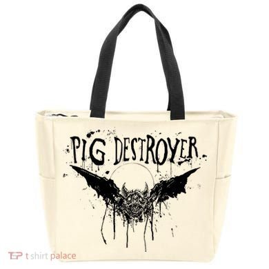 Pig Destroyer Bat Tote Bag