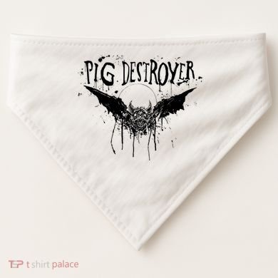 Pig Destroyer Bat USA-Made Doggie Bandana