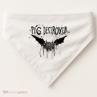 Pig Destroyer Bat USA-Made Doggie Bandana thumb 0