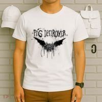 Pig Destroyer Bat T-Shirt thumb 6