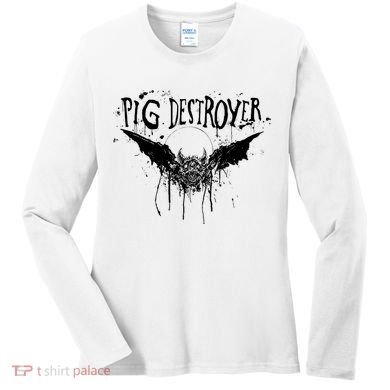Pig Destroyer Bat Women's Long Sleeve Shirt